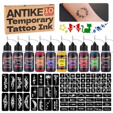 Temporäre Tattoo Farbset 10