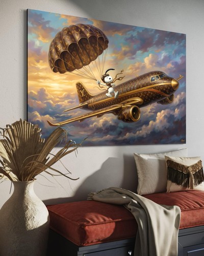 Snoopy leinwand bild wandbild - leinwand,