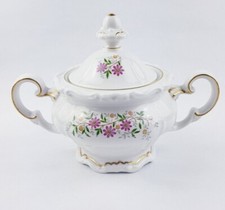 WEIMAR Porzellan Zuckerdose Katharina 3006N Floral Germany Art Déco 30/40er