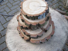 5 x Holzscheiben  Astscheiben