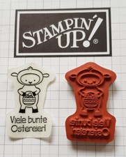 Stampin´Up Gummistempel - "Viele bunte Ostereier!"  OSTERN