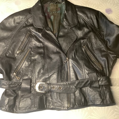 Vintage lammlederjacke biker - vintage,