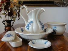 Porzellan Wasch-Set Antik