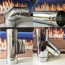 Edelstahlschornstein Bogen