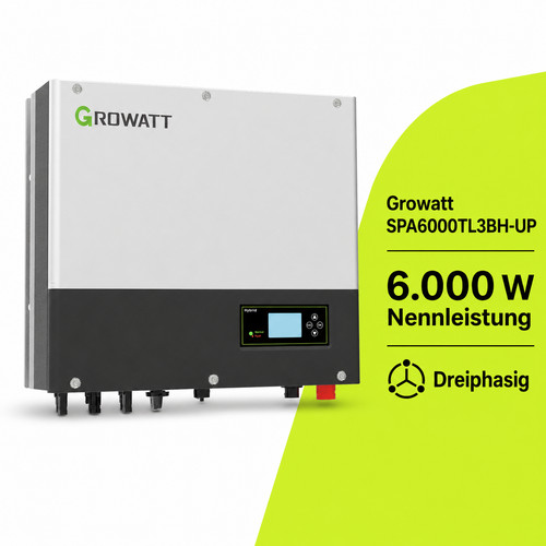 Growatt spa6000tl3 6kw - growatt, bh-up