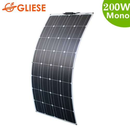200w flexibel solarmodul - 200w,
