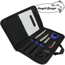 Angel Berger Filetiermesser Set Messer Set  Angelmesser Messerschäfer Anglerm...