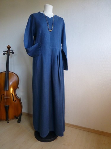 Backstage leinen maxikleid - backstage,