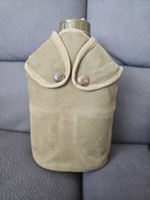 Army Alu Feldflasche mit Stofftasche und Trinkbecher Trinkflasche