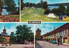 03-C211 Ansichtskarte Templin Uckermark Schorfheide Zeltplatz Berliner Tor DDR