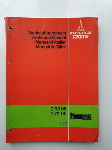 Deutz fahr d6806 - fahr, traktor