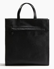 H&M Leder Shopper Premium Selection - NEU