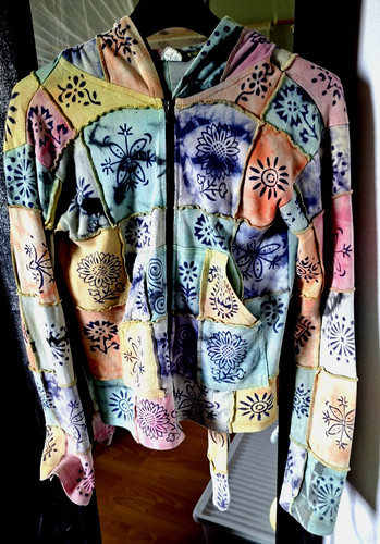 Ibiza hippie jacke kurz hoodie - jacke,