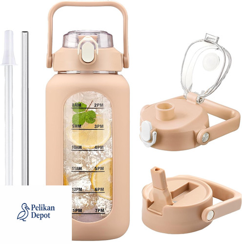 Liter glaswasserflasche mit - glaswasserflasche,