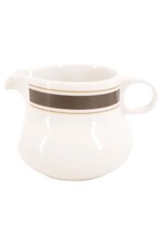 Thomas by Rosenthal Milchkännchen Porzellan Weiß Gestreift Hotel & Restaurant