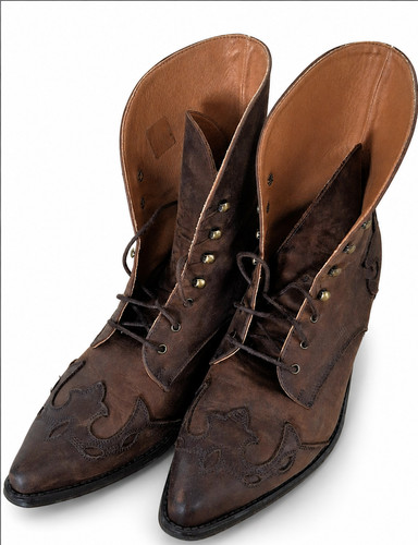 Western boots leder - western, damen