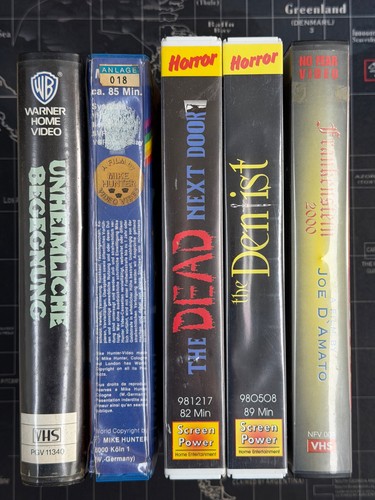 Horrorfilme vhs - 5, x
