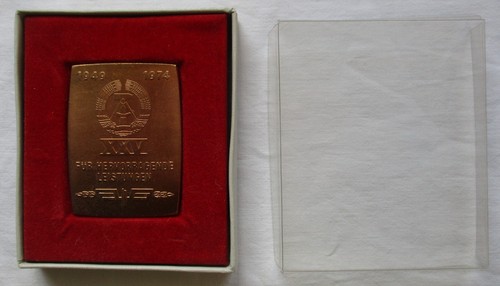 Plakette jahre ddr - 25, deutsche