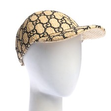 Cap Gucci Weiß Schwarz L