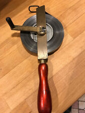 Maßband 30m, Stahl- Bandmaß, Handkurbel 30m , retro, Vintage, Stahl Messing alt