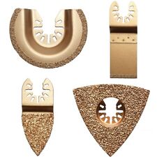 4er Set Hartmetall Dreieck Raspel für Fein Multimaster FMM 350 Q / MSX 636 / B28