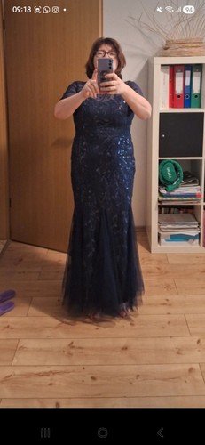 Festkleid marineblau 42 - festkleid, marineblau,
