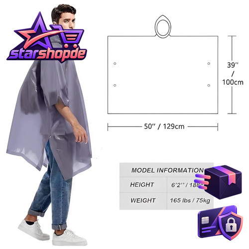 Regenponcho stück - regenponcho, 2-stück
