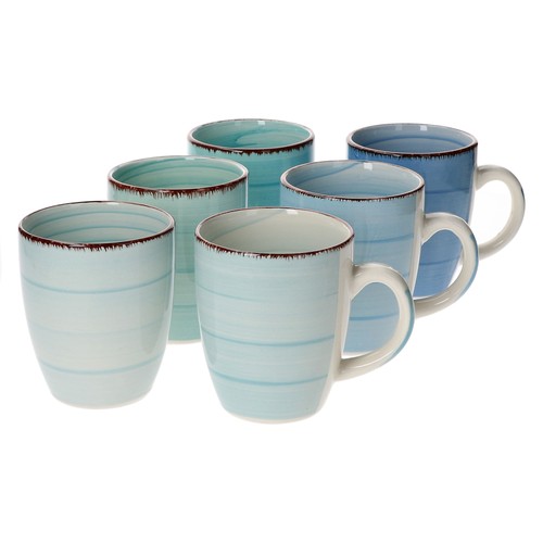 Tlg kaffeebecherset blue - 6-tlg.,