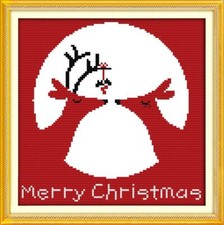 Kreuzstich Stickpackungen Weihnachten Rentier Elch Bilder Vorlagen Stickerei ...