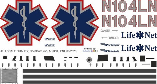 Decal 255 h125 as 350 - /,