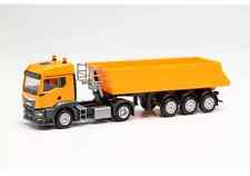 Herpa 1:87  Baustelle LKW Modell  kommunal orange 1:87 H0 MAN
