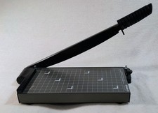 Vintage Profi-Tischschere Foto- Hebelschere Guillotine Elle Office Germany