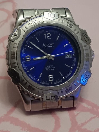 Ascot armbanduhr herren blaues - ascot,