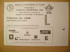 TICKET FINALE DE LA COUPE DE