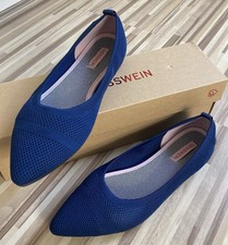 Giesswein Schuhe Ballerina blau Gr.38 Eco mit Karton ⭐️