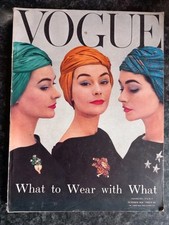 Vogue october 1956 scarce - vogue,