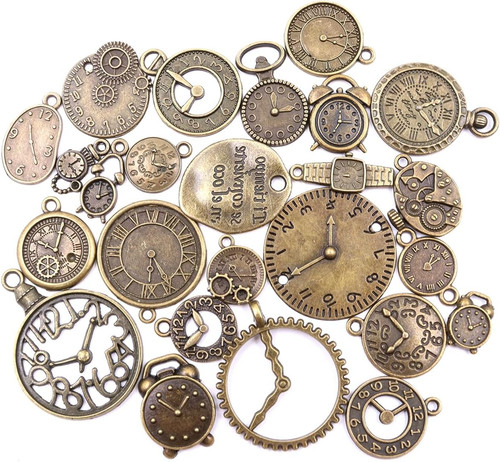 Sets uhr anhänger charms - sets, uhr-anhänger-charms