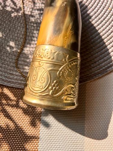 Wikinger trinkhorn silber - wikinger,