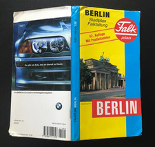 Falk Plan Berlin Stadtplan Falkfaltung 62. Auflage, 1990er Jahre