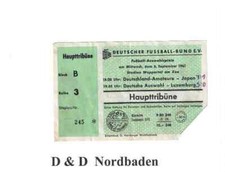 Ticket / Eintrittskarte   1961