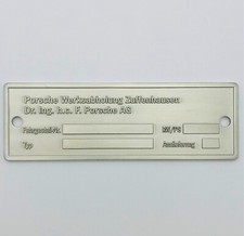 PORSCHE BADGE WERKSABHOLUNG