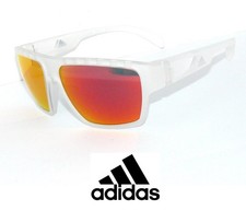 Adidas SONNENBRILLE KLAR Fire ROT SPIEGEL BLAU SP0008 ad22 ad20 BOOST a426 a424