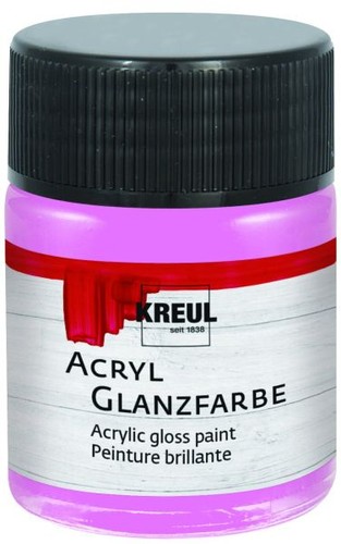 Kreul acryl glanzfarbe - glanzfarbe, rose
