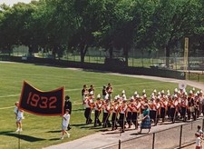 Aufmarsch Spielmannszug