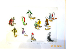 werner berges, radierung 1981, handsigniert und nummeriert