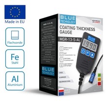 Schichtdickenmessgerät Lackdickenmessgerät Lacksensor MGR-13-S-AL FE&AL Made EU