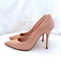 Christian DIOR Essence Pumps Beige Nude Rosa Leder 37,5 Heels 9cm