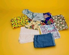 Konvolut Stoff Stoffrestepaket Stoffpaket Stoffstücke Rest 10er Mix Nähen Deko