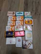 Großes Vintage Seife Konvolut Reklame Werbung 18 Stk u.a.   8x4  Lux Palmolive