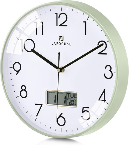 Lafocuse lautlos wanduhr mit - wanduhr,